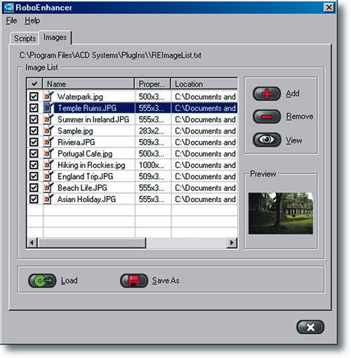 ACDSee Plugin - RoboEnhancer Screenshot
